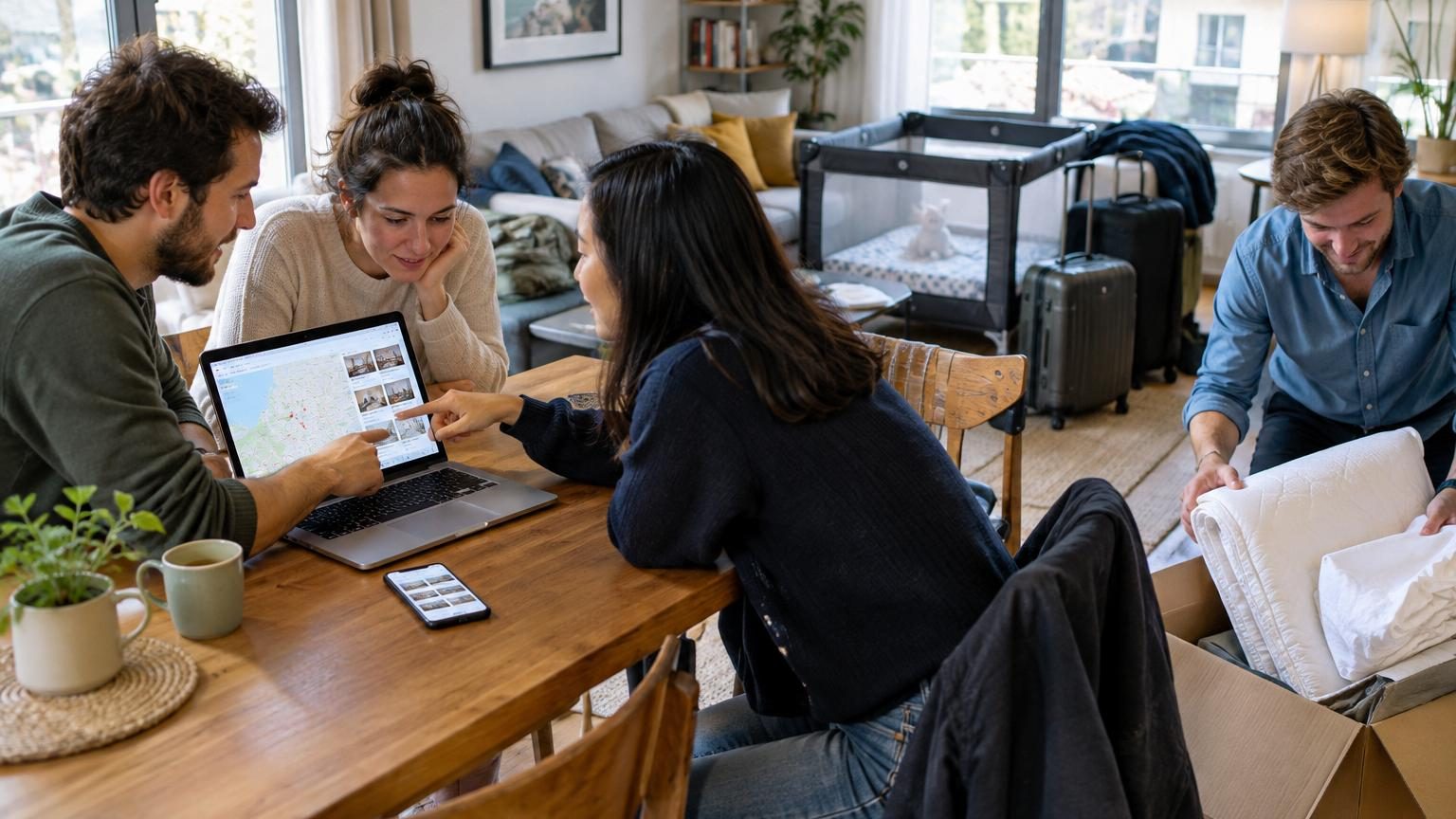 Airbnb change ses règles du jeu : cartes partagées entre amis, recherche par IA et livraison de lit bébé ou de linge propre