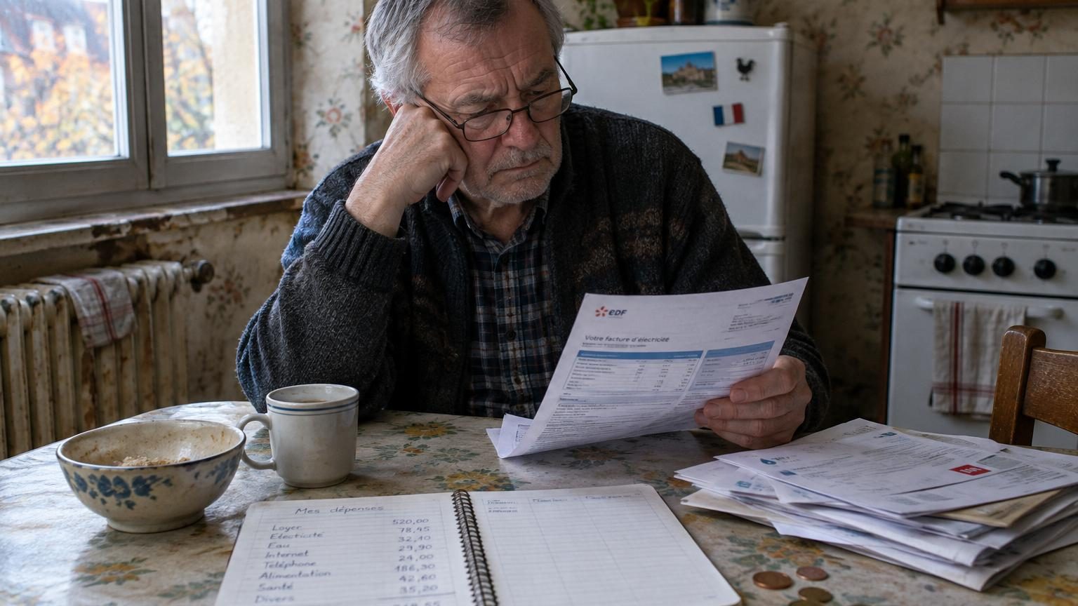 Anthony, retraité, vit avec 1 000 € par mois : « Tout passe dans la nourriture et l'électricité »