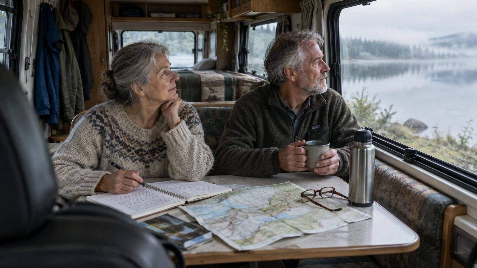 Après 120 nuits passées dans leur camping-car, ce couple de retraités ne regarde plus du tout le voyage nomade de la même façon : « On avait oublié quelque chose d’essentiel »