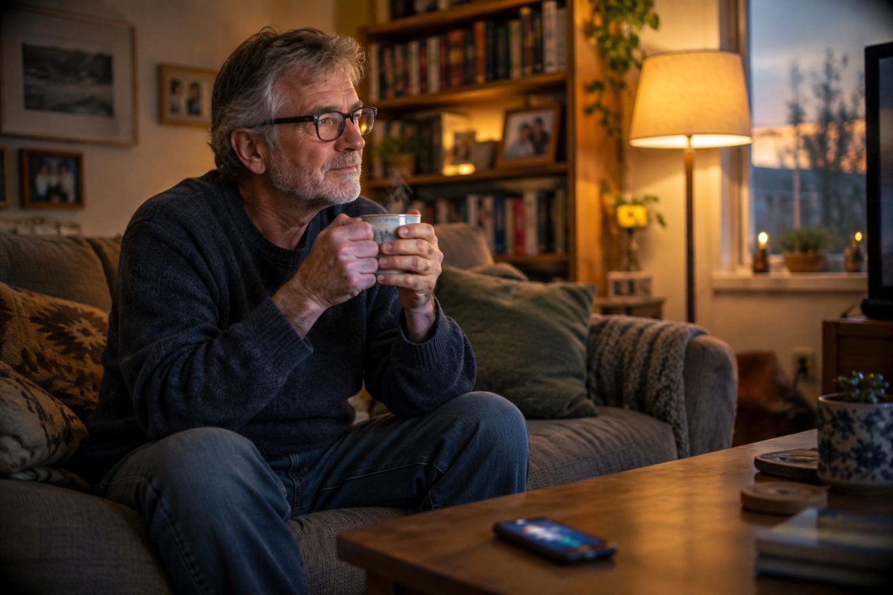 Après 60 ans, il commence à préférer les soirées tranquilles aux grandes réunions : ce changement de comportement n'est pas forcément celui que l'on croit