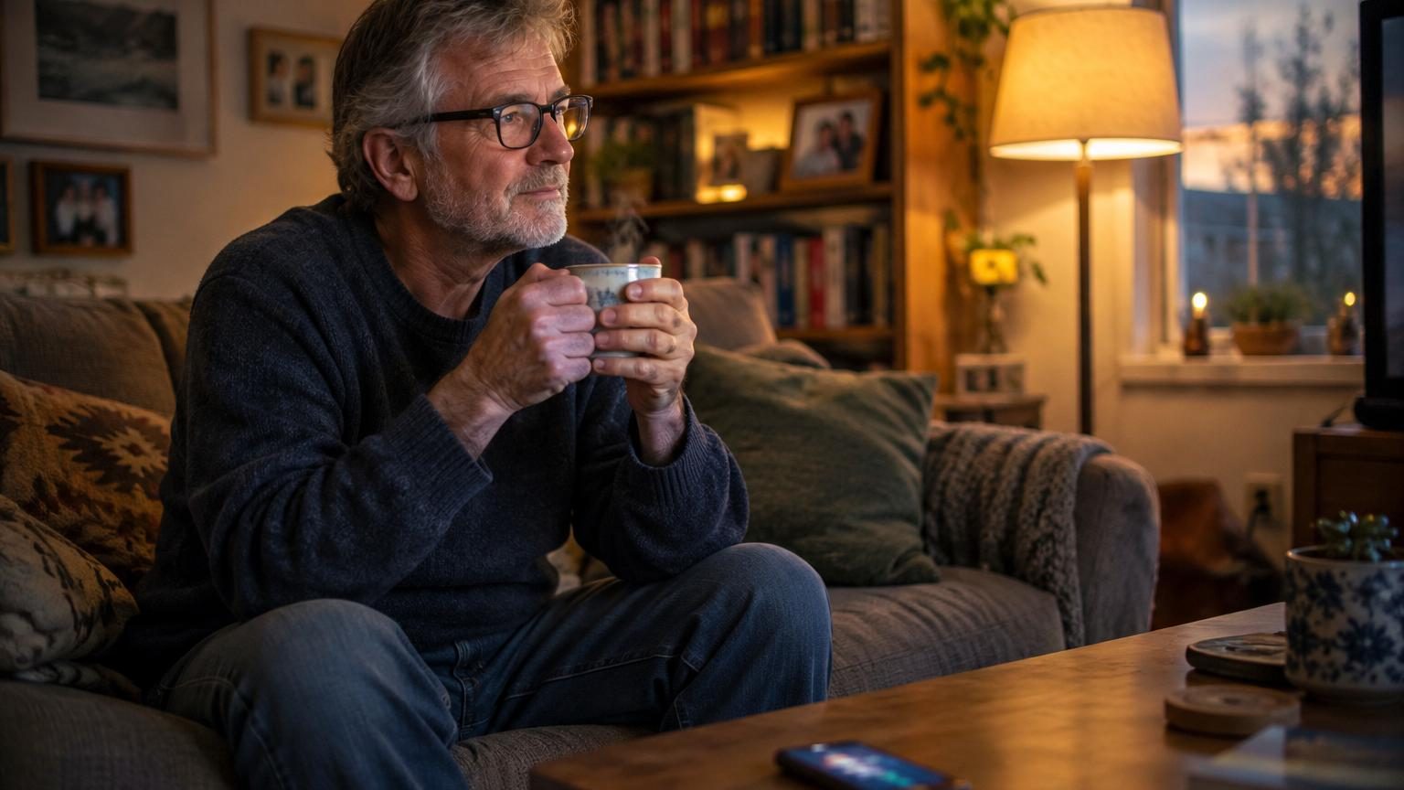 Après 60 ans, il commence à préférer les soirées tranquilles aux grandes réunions : ce changement de comportement n'est pas forcément celui que l'on croit
