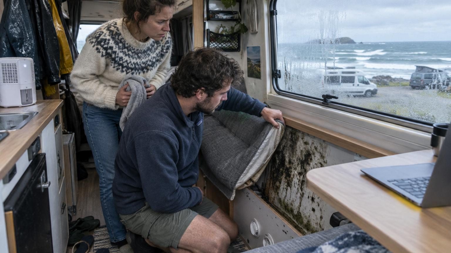Après avoir acheté leur camping-car pour vivre près de la mer toute l’année, ils découvrent un problème dont personne ne leur avait parlé avant leur départ