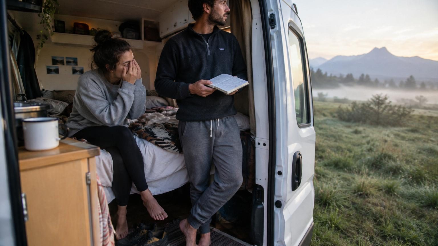 Après avoir dormi dans 120 endroits différents, ce couple affirme avoir compris pourquoi certaines nuits en camping-car sont bien plus difficiles que d’autres
