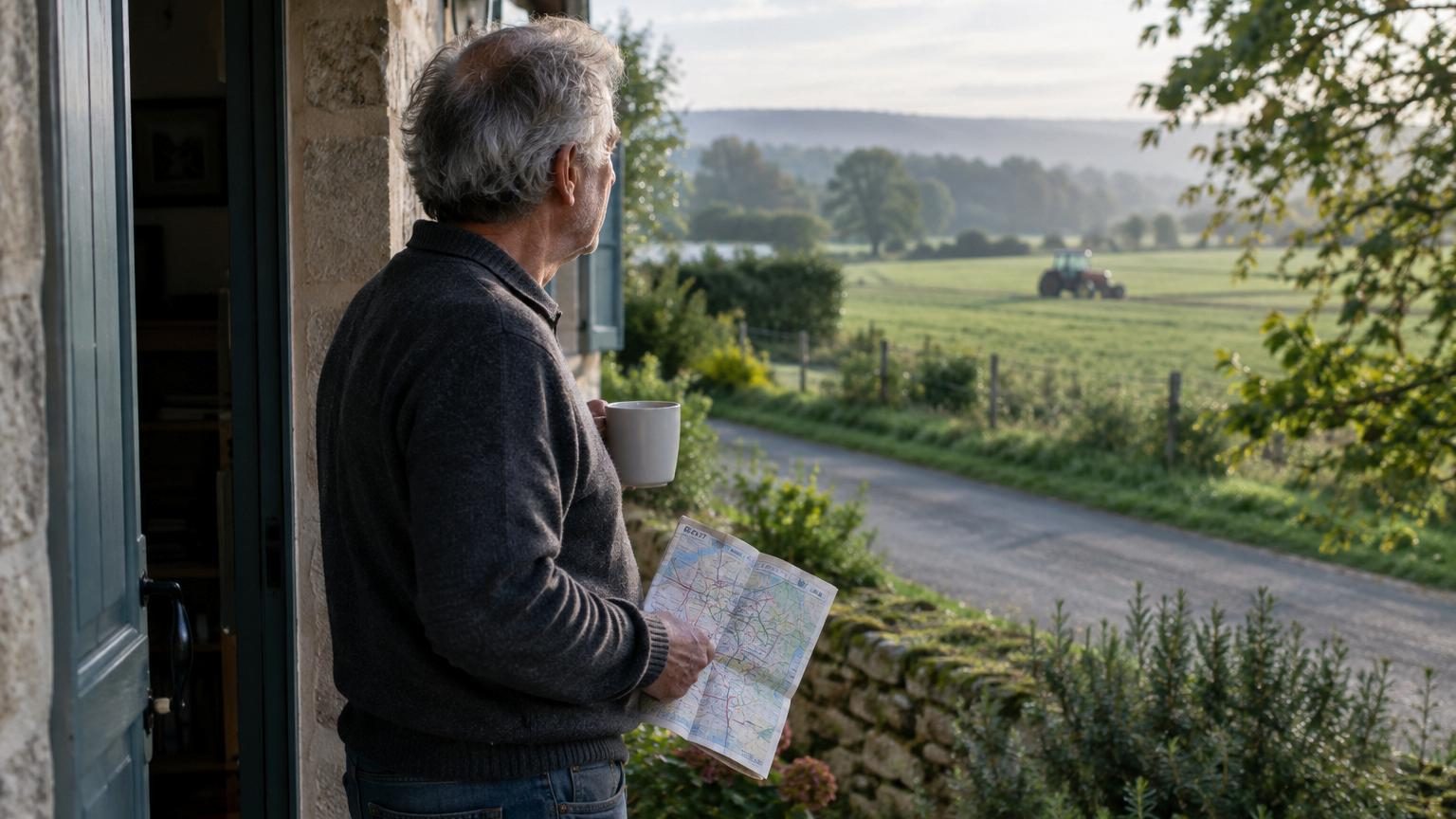 Après avoir passé toute sa carrière dans une grande ville, ce retraité s’installe à la campagne : « Je ne supportais plus le bruit et les trajets »