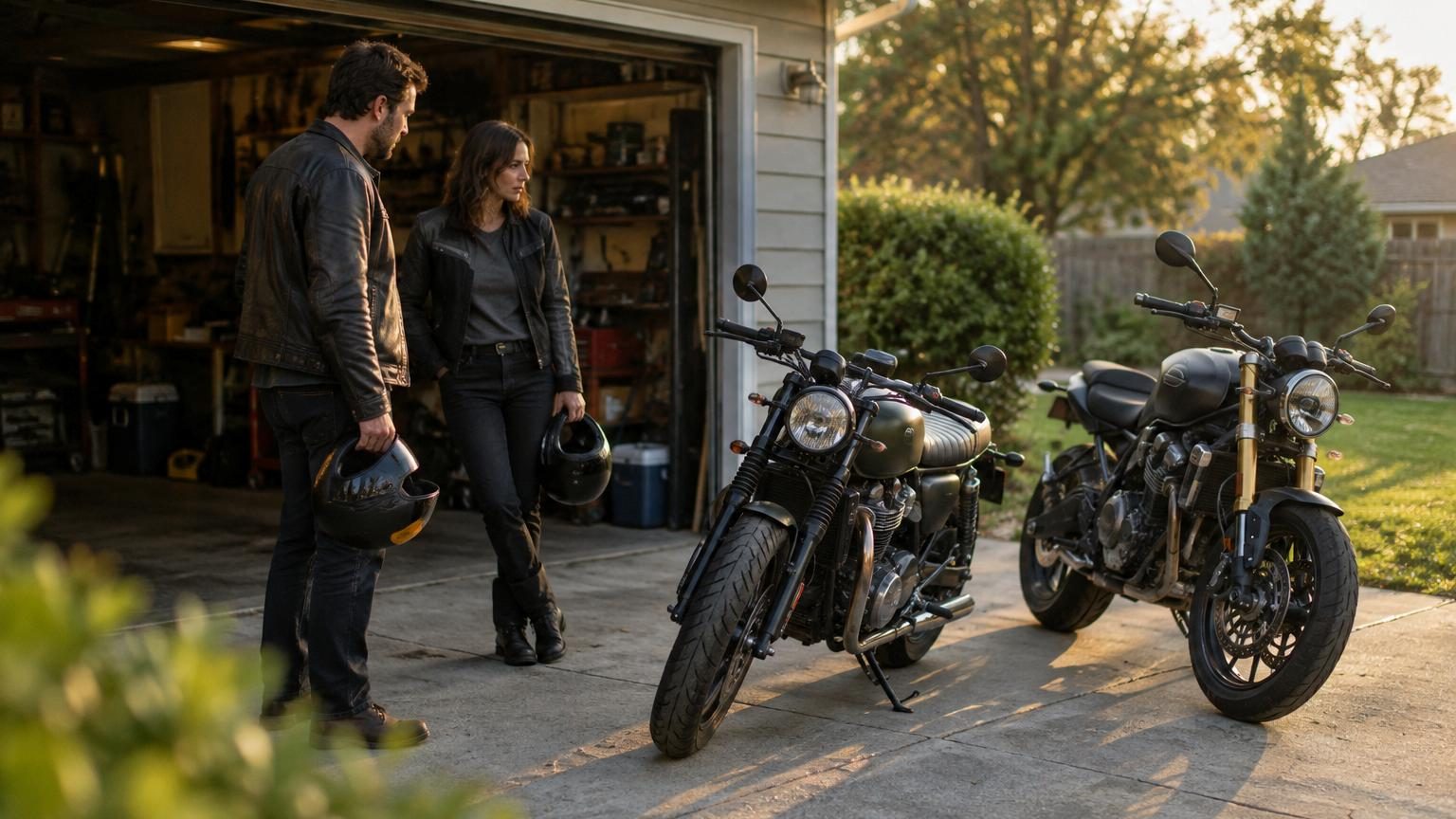 Après avoir possédé cinq motos, ce couple décide finalement de vendre l’une des deux : « Nous avons réalisé que nous ne roulions presque jamais ensemble »