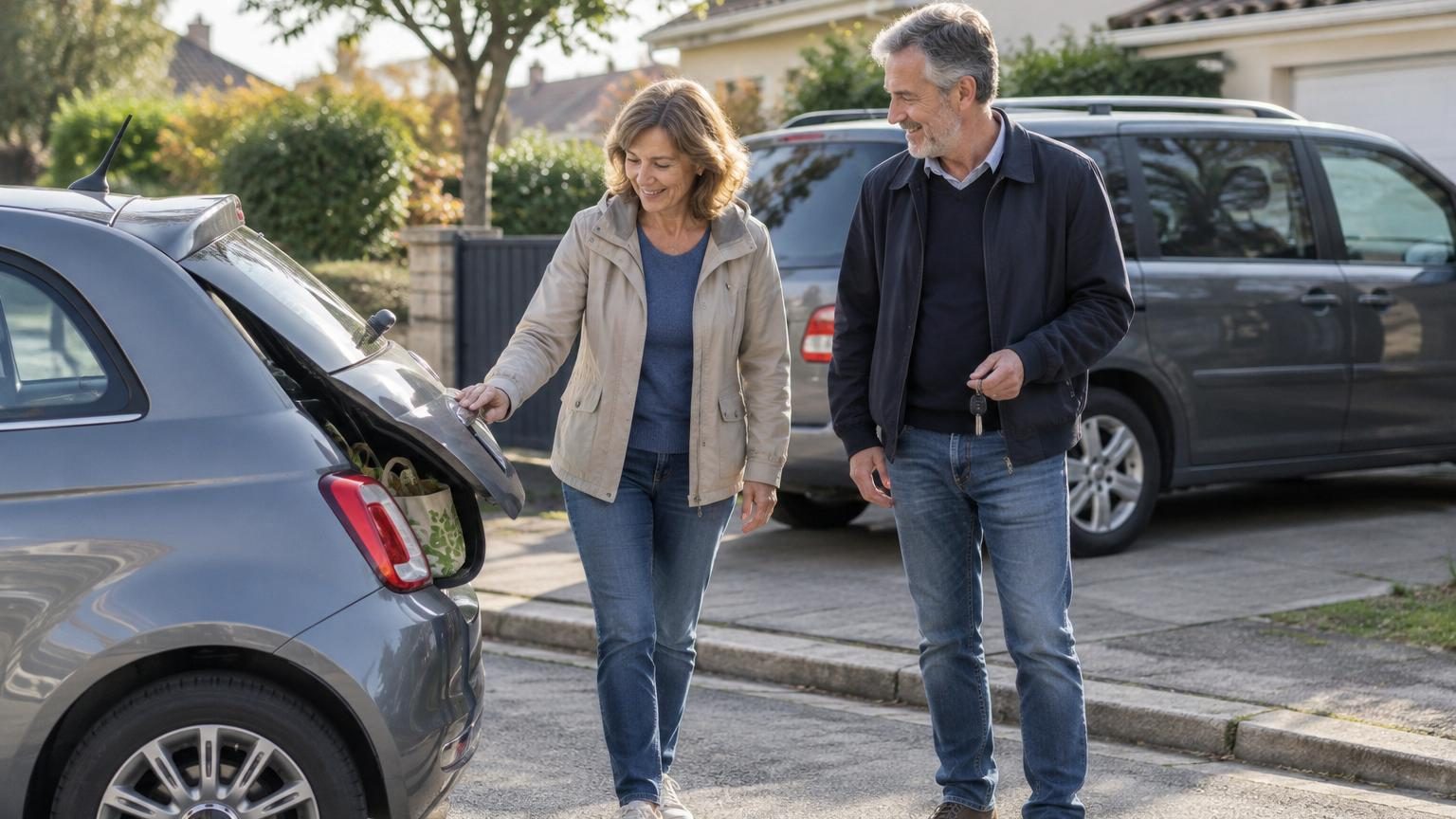 Après cinq voitures familiales, ce couple décide de passer à un modèle beaucoup plus petit : « Les enfants sont partis, nous n’avions plus besoin d’une voiture aussi grande »