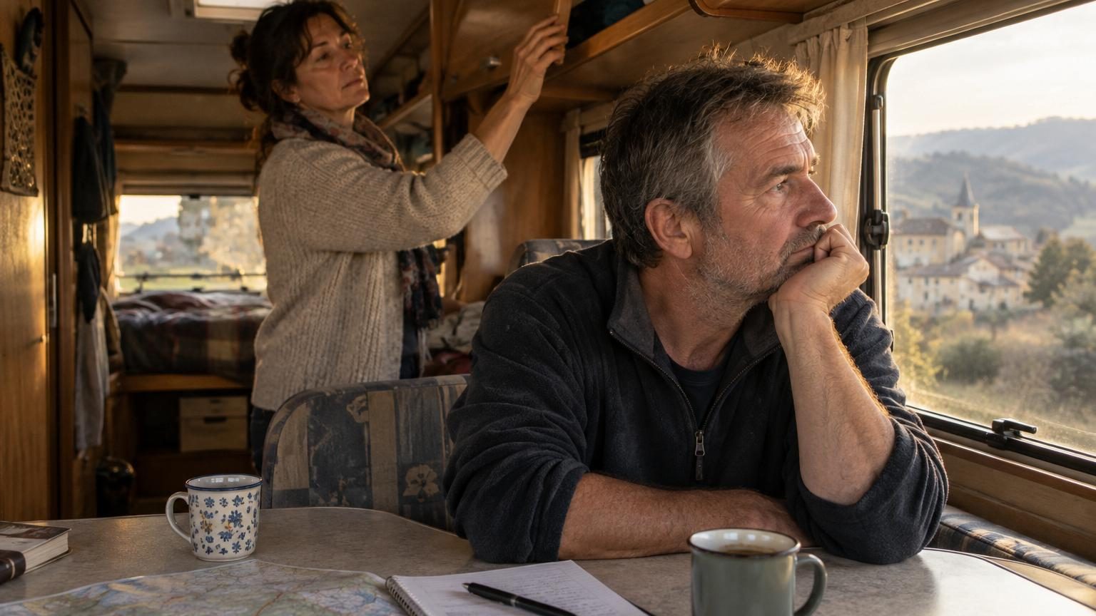 Après des années à changer de camping-car et à multiplier les itinéraires, Christian et Marie prennent une décision radicale : « Nous avons compris que ce n’était pas le nombre de kilomètres qui rendait heureux »