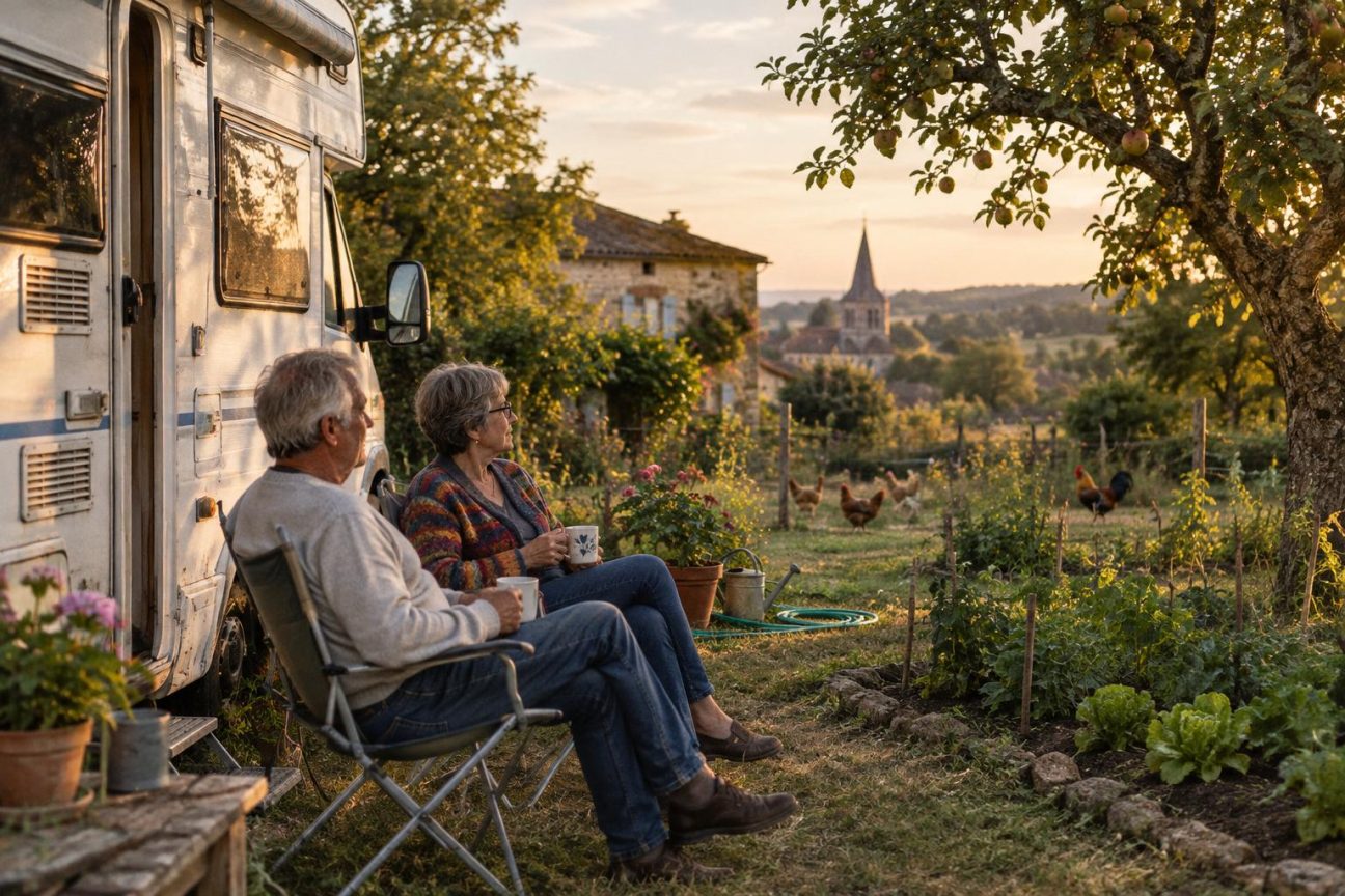 Après dix ans de vacances en camping-car, ce couple de retraités abandonne les aires et les emplacements : « Nous avions envie de rester plusieurs jours au même endroit »