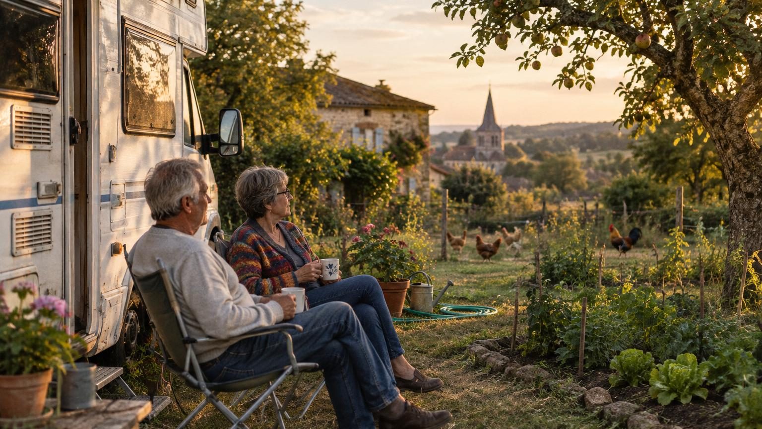 Après dix ans de vacances en camping-car, ce couple de retraités abandonne les aires et les emplacements : « Nous avions envie de rester plusieurs jours au même endroit »