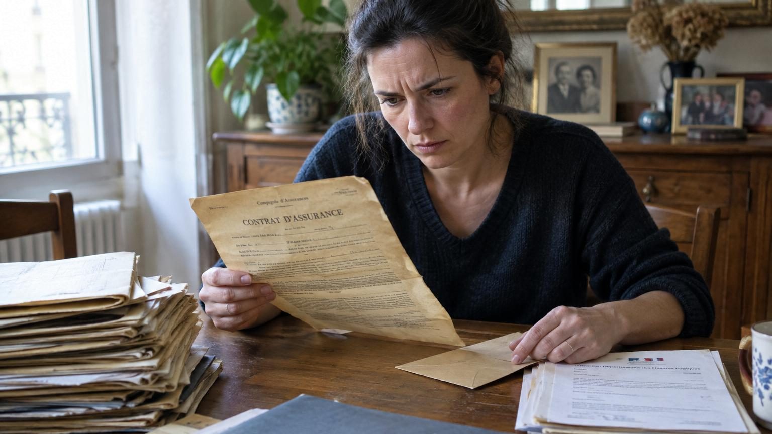 Après le décès de sa mère, Claire découvre une vieille assurance-vie dont personne ne parlait : récupérer les 27 000 euros s’avère beaucoup moins simple que prévu