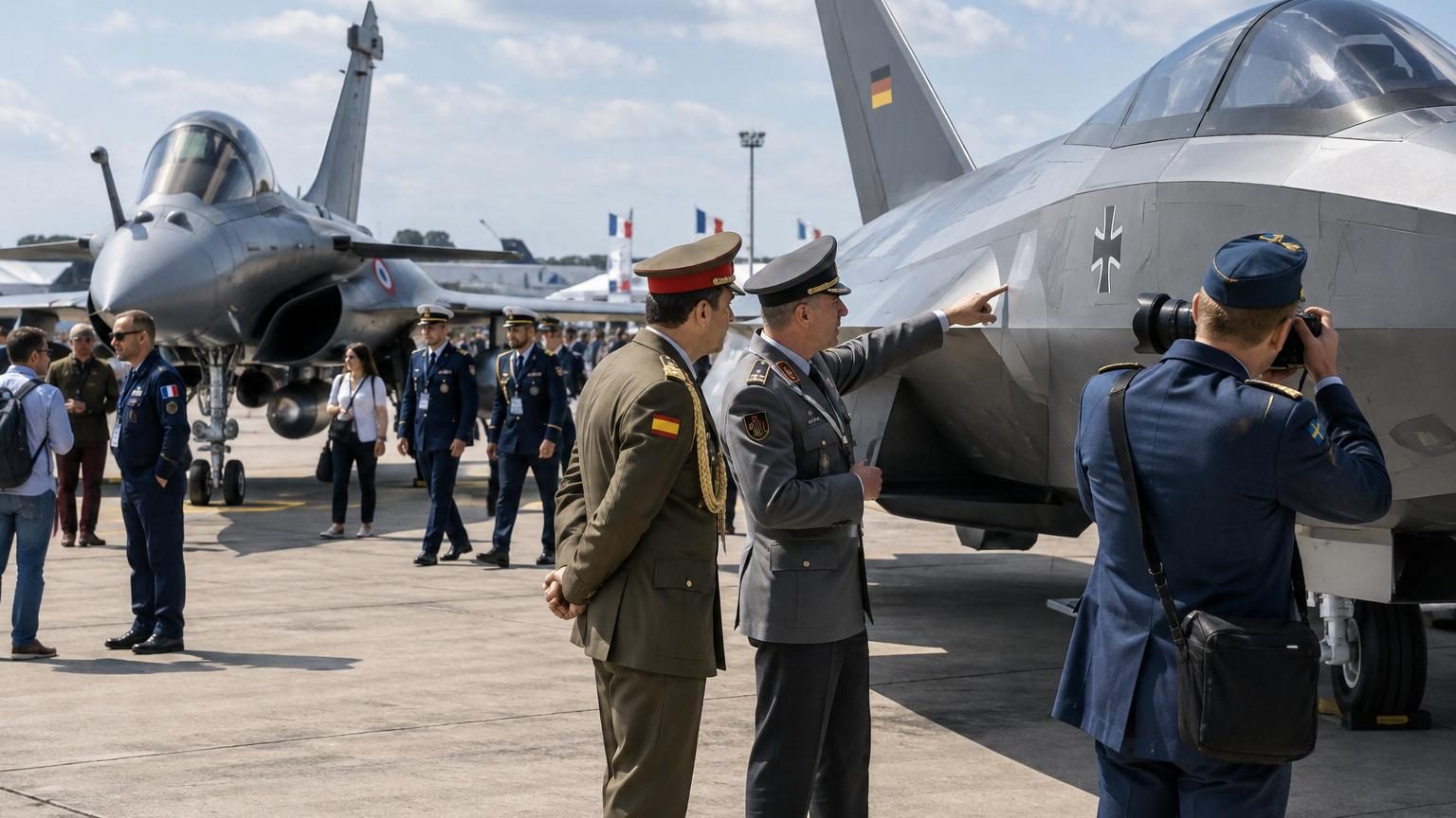 Après l'échec du projet franco-allemand, l'Allemagne s'allie à l'Espagne et à la Suède : un chasseur de sixième génération face au Rafale
