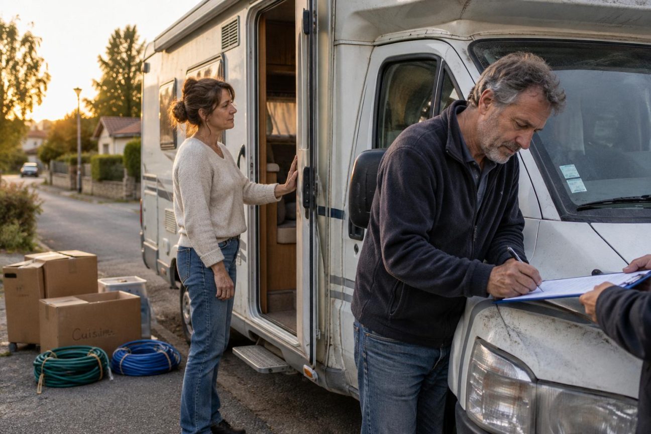 Après neuf ans de vie nomade et plusieurs milliers de kilomètres, Christophe et Isabelle revendent leur camping-car : « Nous passions plus de temps à préparer les départs qu’à profiter des arrivées »