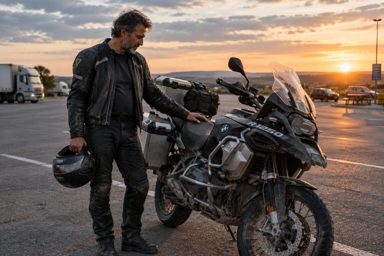 Après plus de 100 000 kilomètres à moto, ce motard prend une décision inattendue : « Aujourd’hui, je préfère rouler moins longtemps mais beaucoup plus souvent »