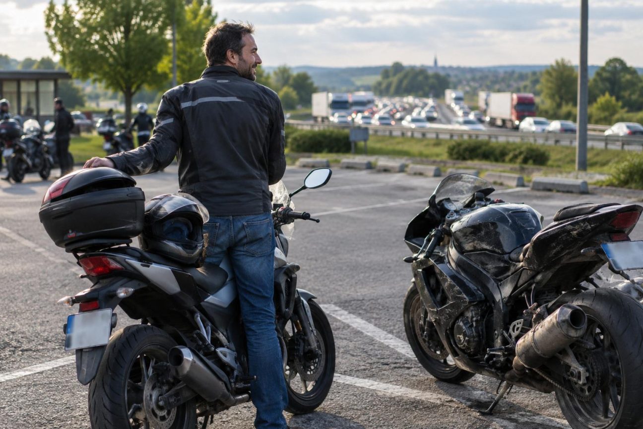 Après sept motos en quinze ans, ce motard abandonne finalement les grosses cylindrées : « Je cherchais toujours plus de puissance alors que je roulais de moins en moins vite »