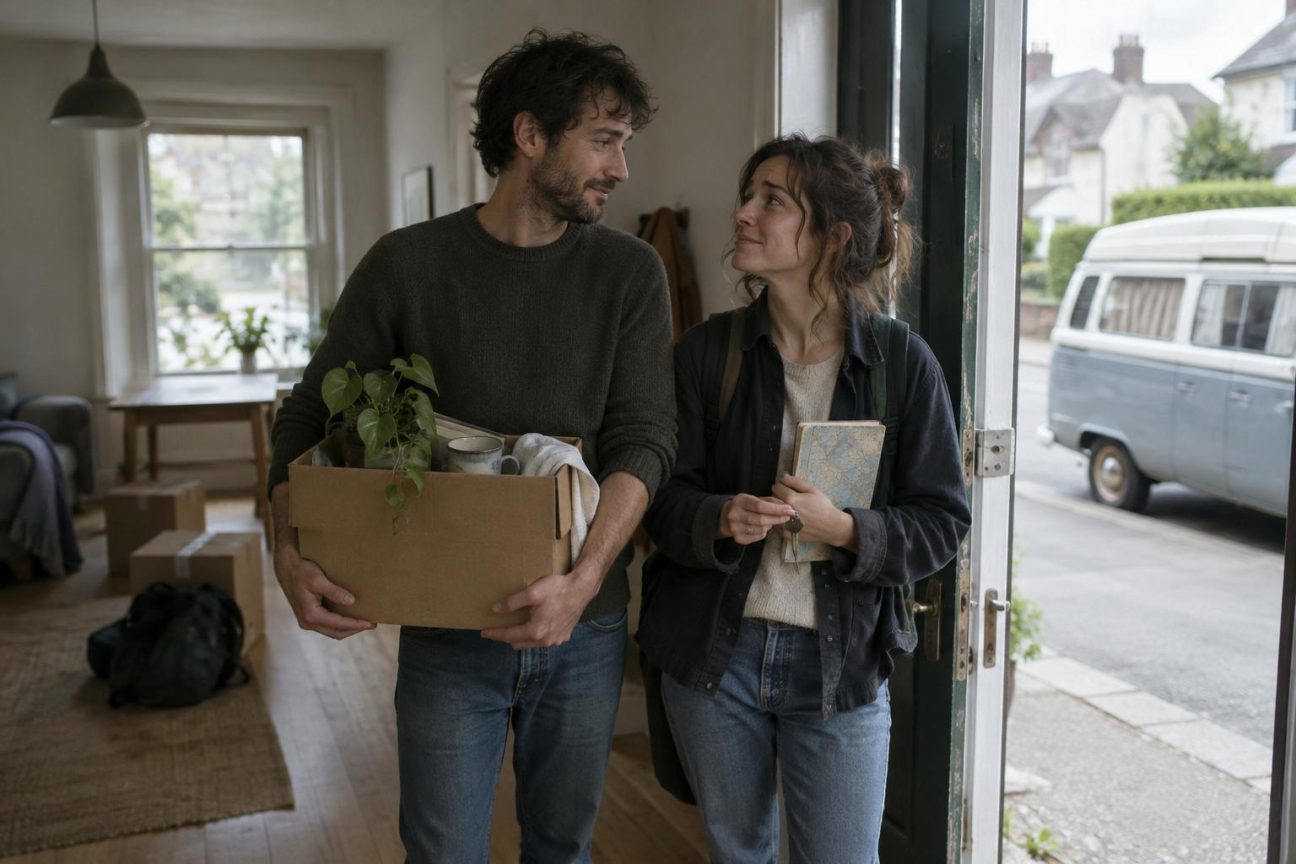 Après six ans de vie nomade, ce couple retrouve une maison fixe : « Nous pensions avoir peur de revenir, mais c’est autre chose qui nous a surpris »