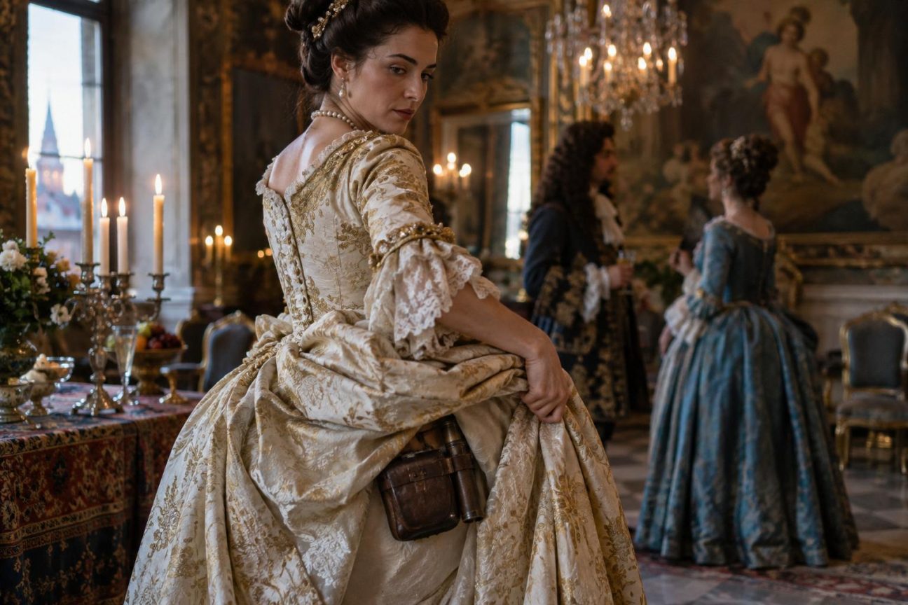 Au XVIIe siècle, les aristocrates portaient un accessoire caché sous leur robe : il servait à neutraliser les gaz en pleine soirée mondaine