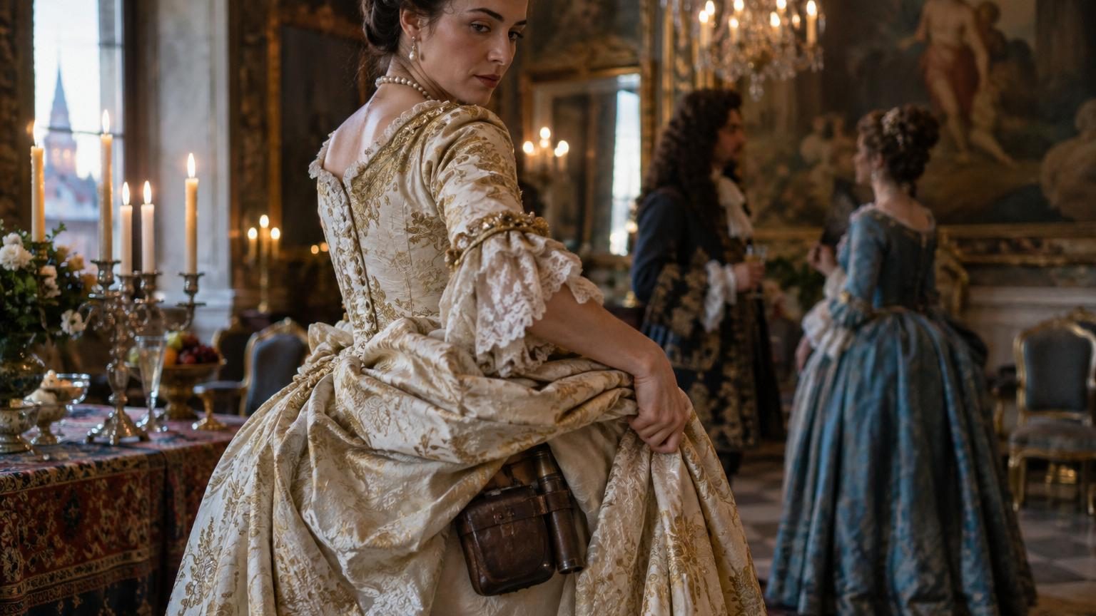 Au XVIIe siècle, les aristocrates portaient un accessoire caché sous leur robe : il servait à neutraliser les gaz en pleine soirée mondaine