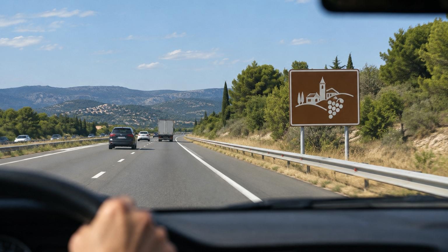 Autoroute : ces panneaux marron que vous croisez depuis 50 ans ont été créés pour vous empêcher de vous endormir