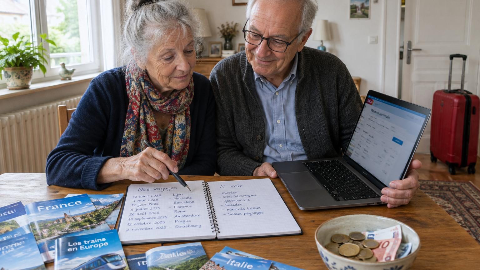 Avec 2 400 euros de retraite à 74 et 75 ans, Claudine et Jean-Louis partent en vacances 4 fois par an : leur astuce ne coûte presque rien