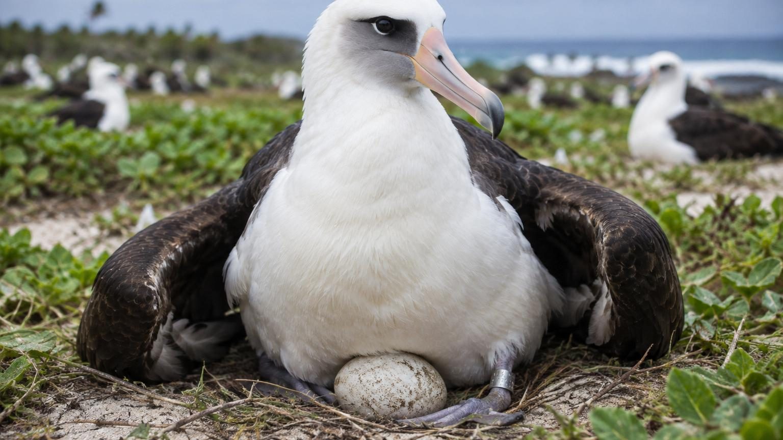 Baguée en 1956, elle couve encore un œuf à 75 ans : Wisdom, l'oiseau sauvage le plus vieux du monde, a changé six fois de bague