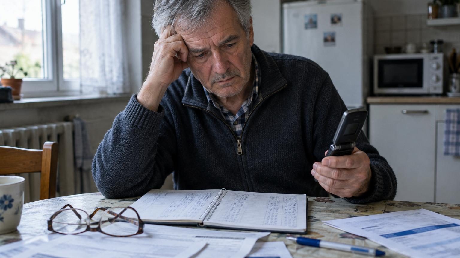 Bernard, 64 ans, découvre le montant de sa retraite : « 1 267 euros sont arrivés sur mon compte et j’ai dû revoir plusieurs dépenses dès le premier mois »