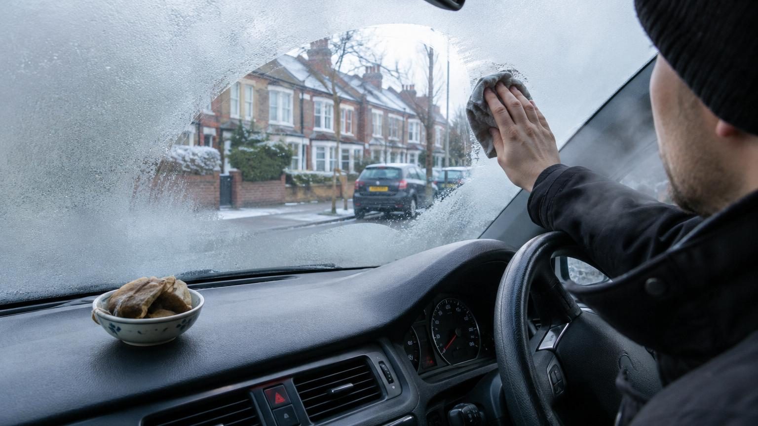 Buée tenace sur le pare-brise en hiver : l'astuce toute simple que de plus en plus d'automobilistes adoptent