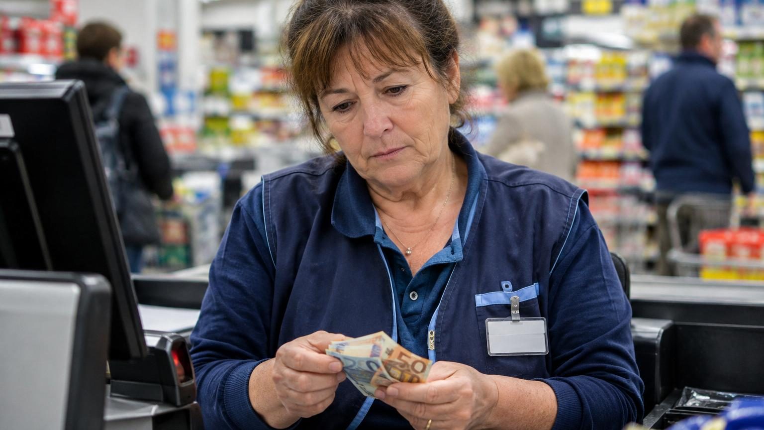 Caissière chez Carrefour depuis 38 ans, elle dévoile son salaire et ses avantages : le montant fait réagir