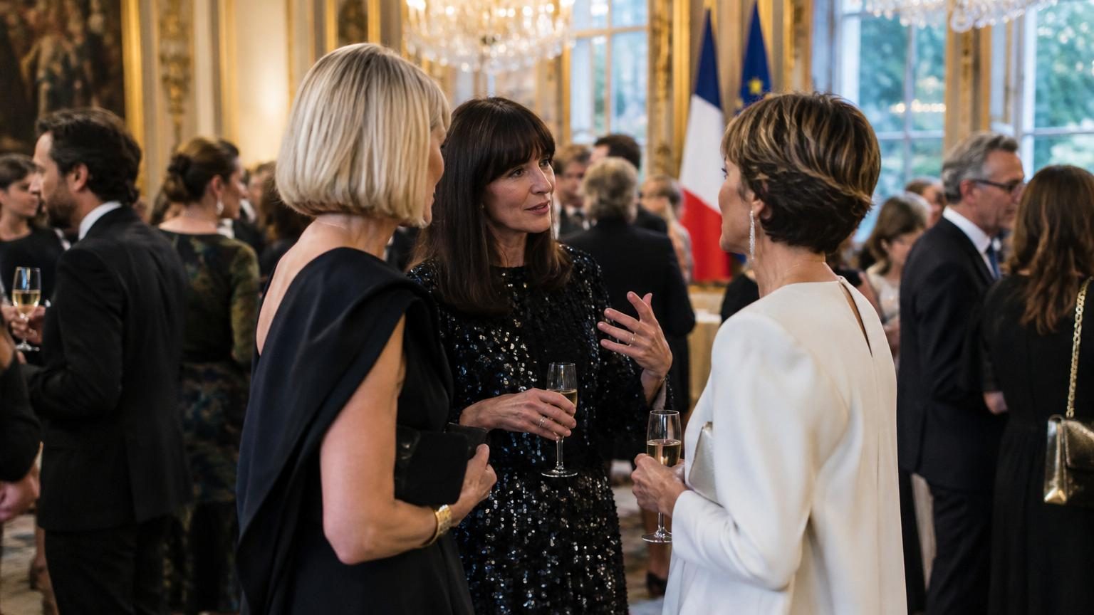 Catherine Deneuve, Charlotte Gainsbourg, Marina Foïs : la soirée d'exception organisée par Brigitte Macron à l'Élysée en pleine Fashion Week