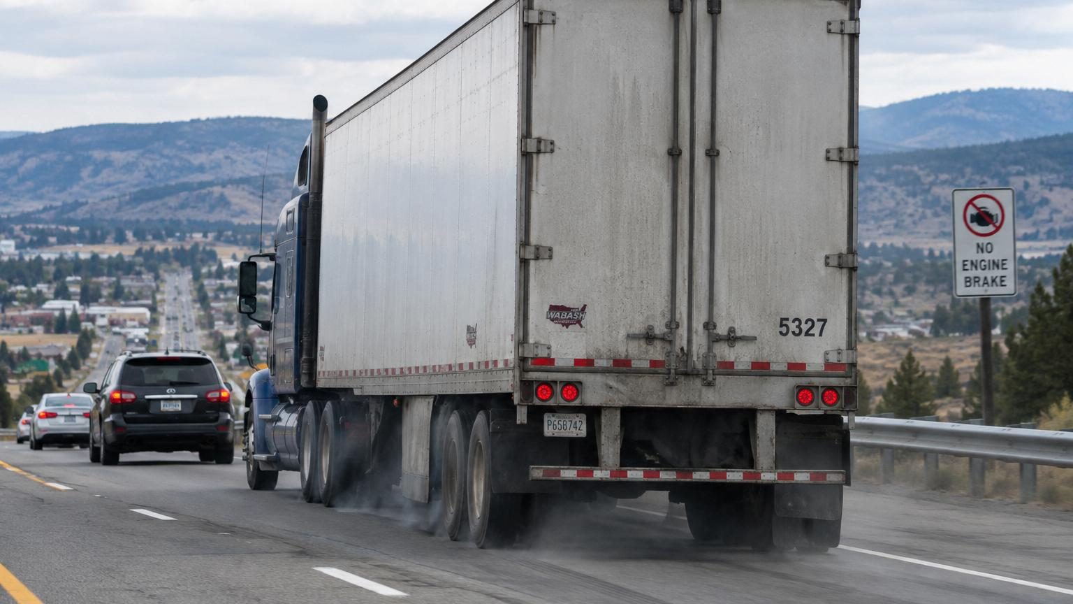 Ce bruit de mitraillette quand un camion ralentit : ce n'est ni un moteur cassé ni un pot d'échappement percé