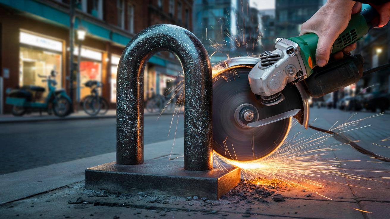 Ce nouvel antivol vélo détruit le disque de la meuleuse des voleurs : des cristaux de carbure de silicium et un prix à partir de 179,99 £