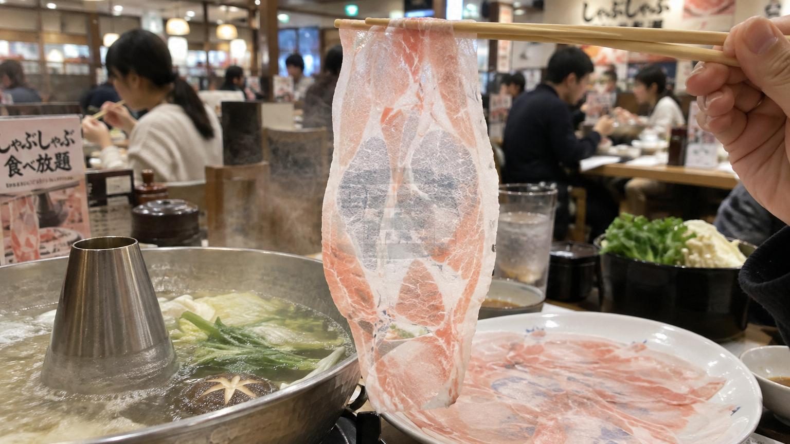 Ce restaurant à volonté au Japon sert des tranches de porc si fines qu'on voit à travers : le surnom donné par les clients fait le tour du web