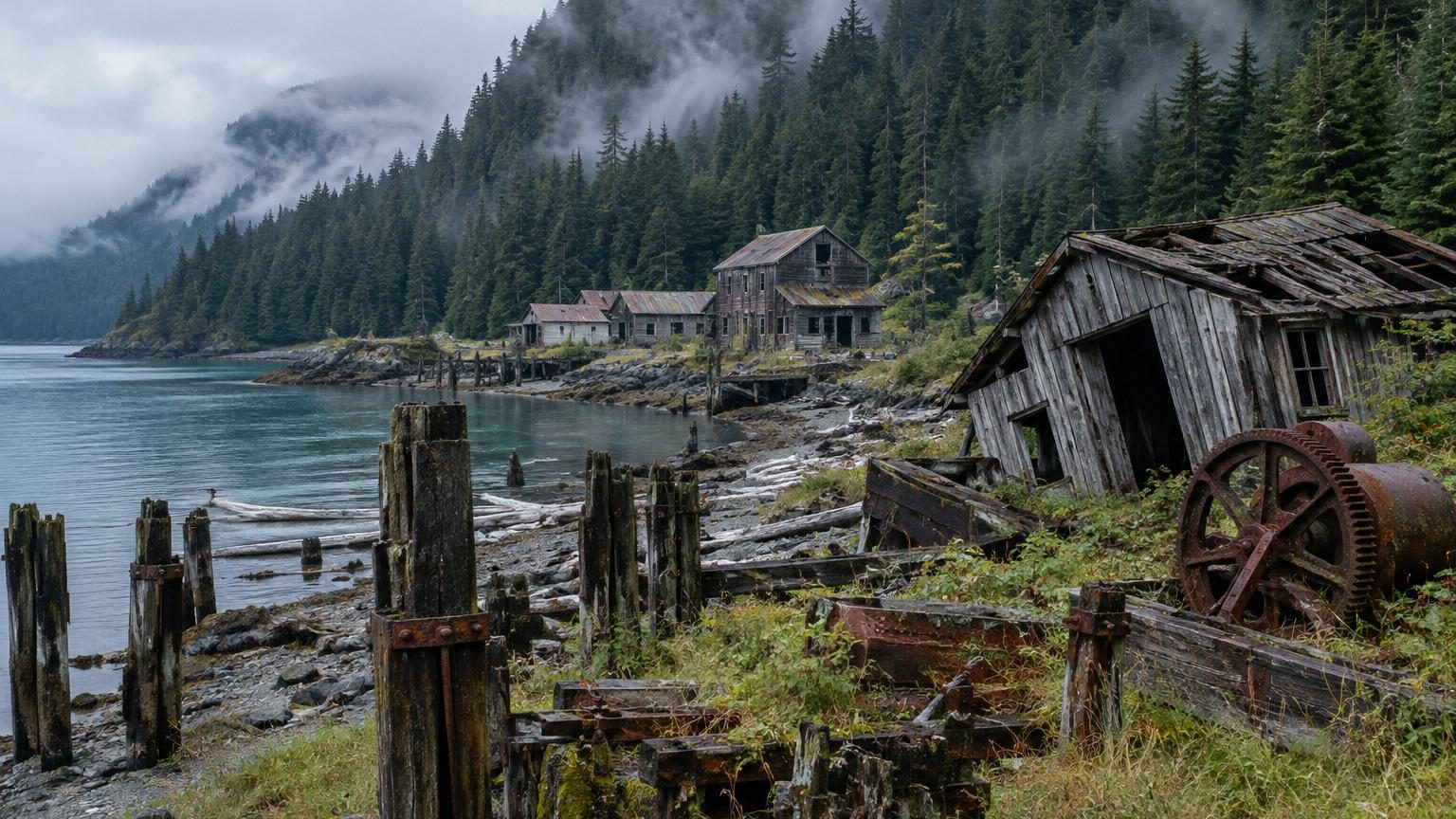 Ce village d'Alaska s'est vidé de ses habitants en 1950 : ce n'est ni la pêche ni le climat qui les a fait fuir