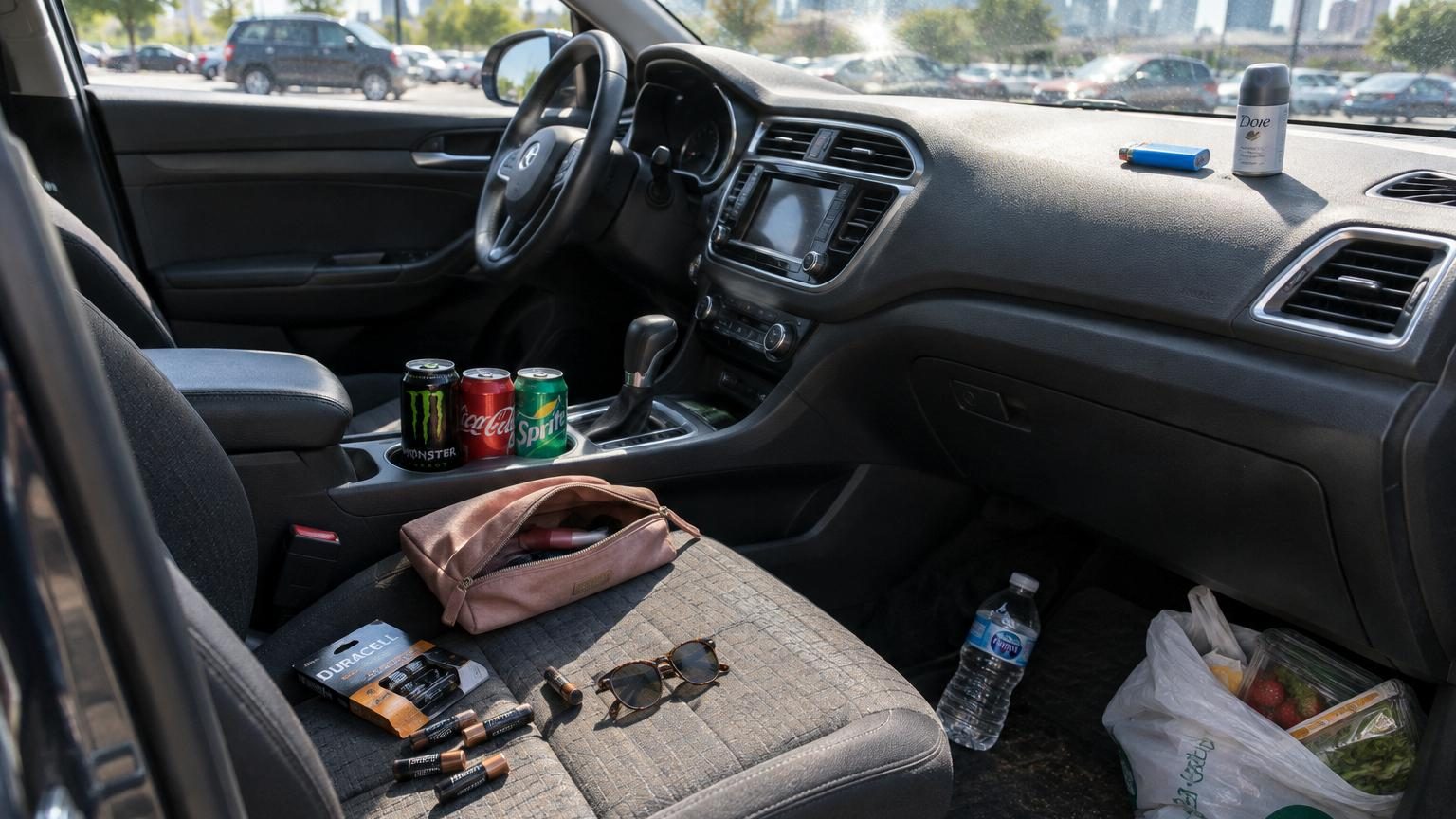 Ces 15 objets du quotidien qu'il ne faut jamais laisser dans sa voiture : les piles et les canettes figurent sur la liste