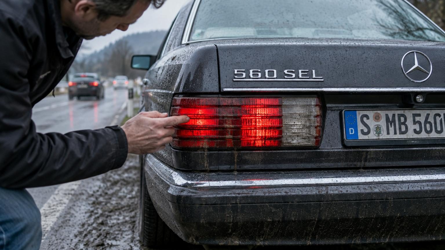 Ces feux arrière striés des vieilles Mercedes n'étaient pas un choix esthétique : voici à quoi ils servaient vraiment