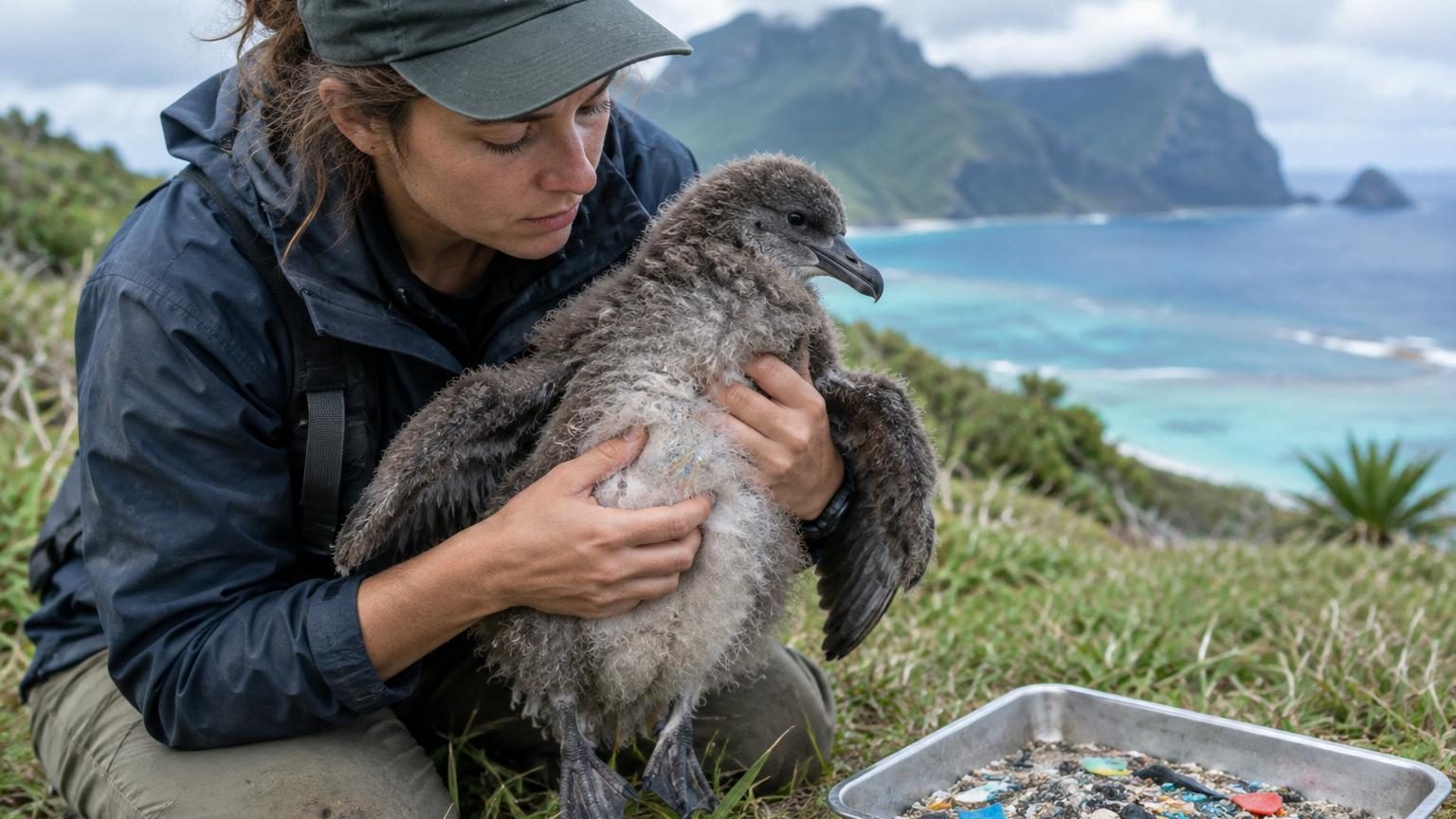 Ces oiseaux d'une île australienne craquent quand on les touche : ce que les scientifiques trouvent dans leur estomac