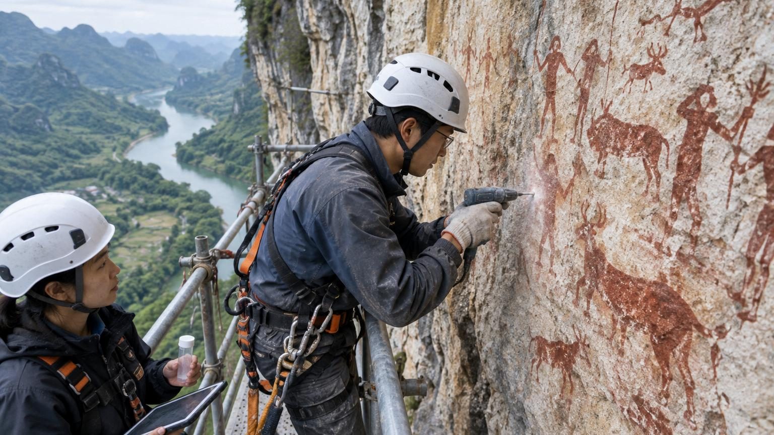 Ces peintures rupestres chinoises résistent depuis 2 000 ans : les scientifiques ont enfin identifié l'ingrédient secret, du sang humain