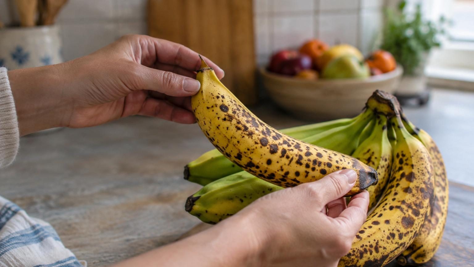 Ces points noirs qui apparaissent sur vos bananes : ce n'est ni de la moisissure ni un défaut, voici ce qui se passe vraiment