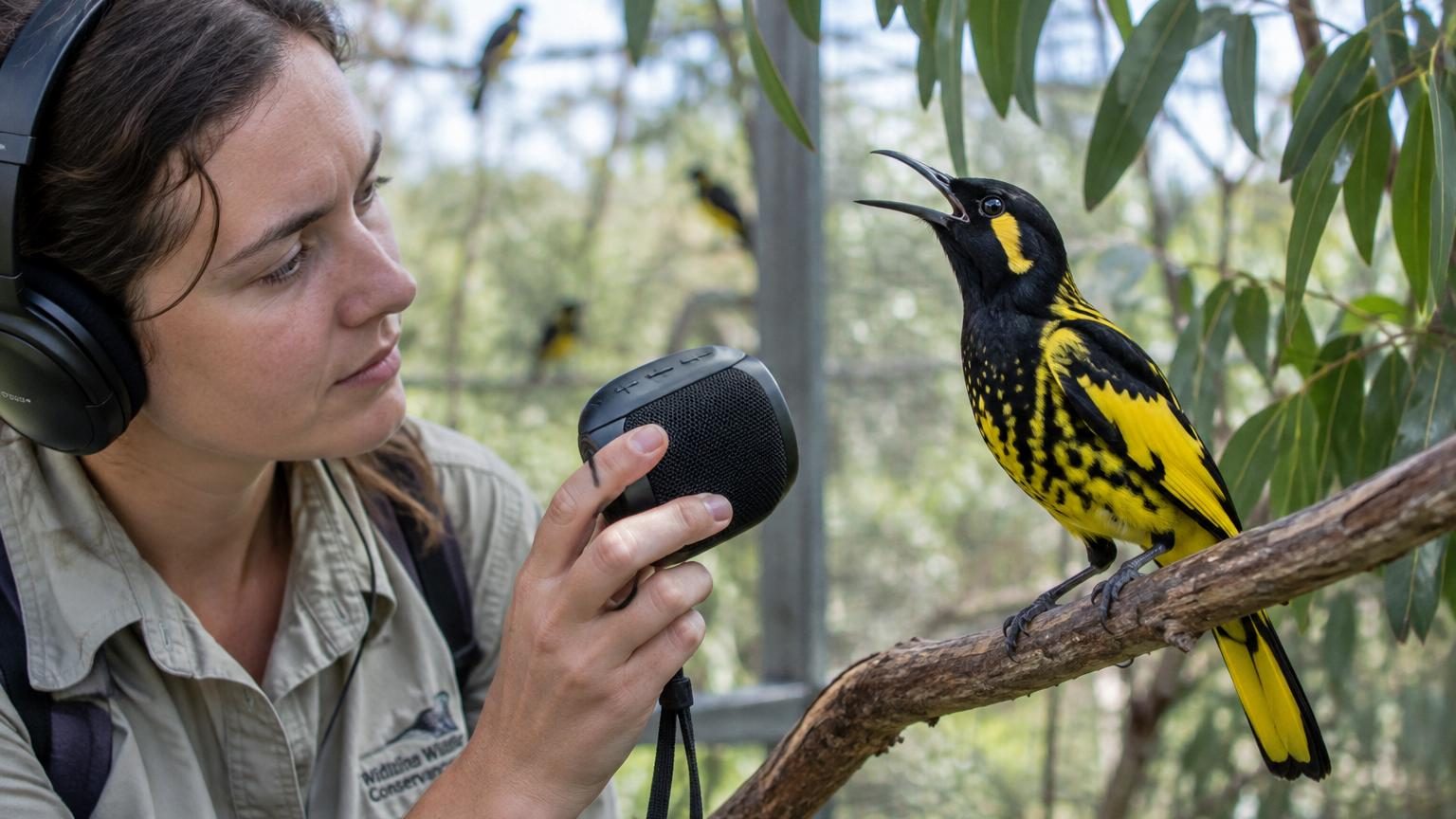 Cet oiseau menacé perdait son chant : les scientifiques lui donnent désormais des « leçons de chant » enregistrées auprès des mâles sauvages