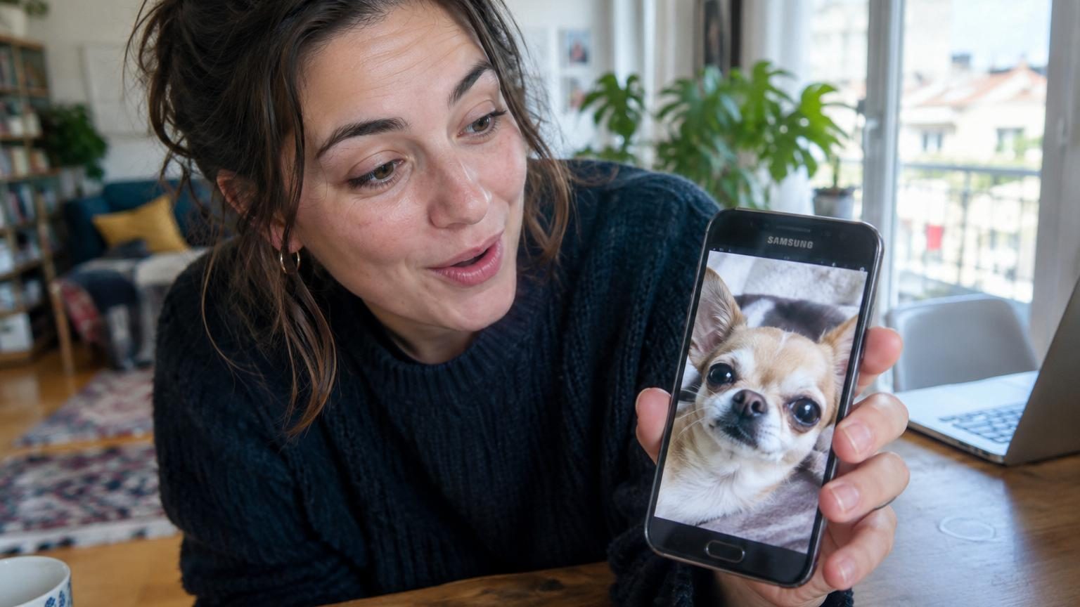 Chaque smartphone Samsung cache la photo d'un chihuahua : voici le code à taper pour la faire apparaître