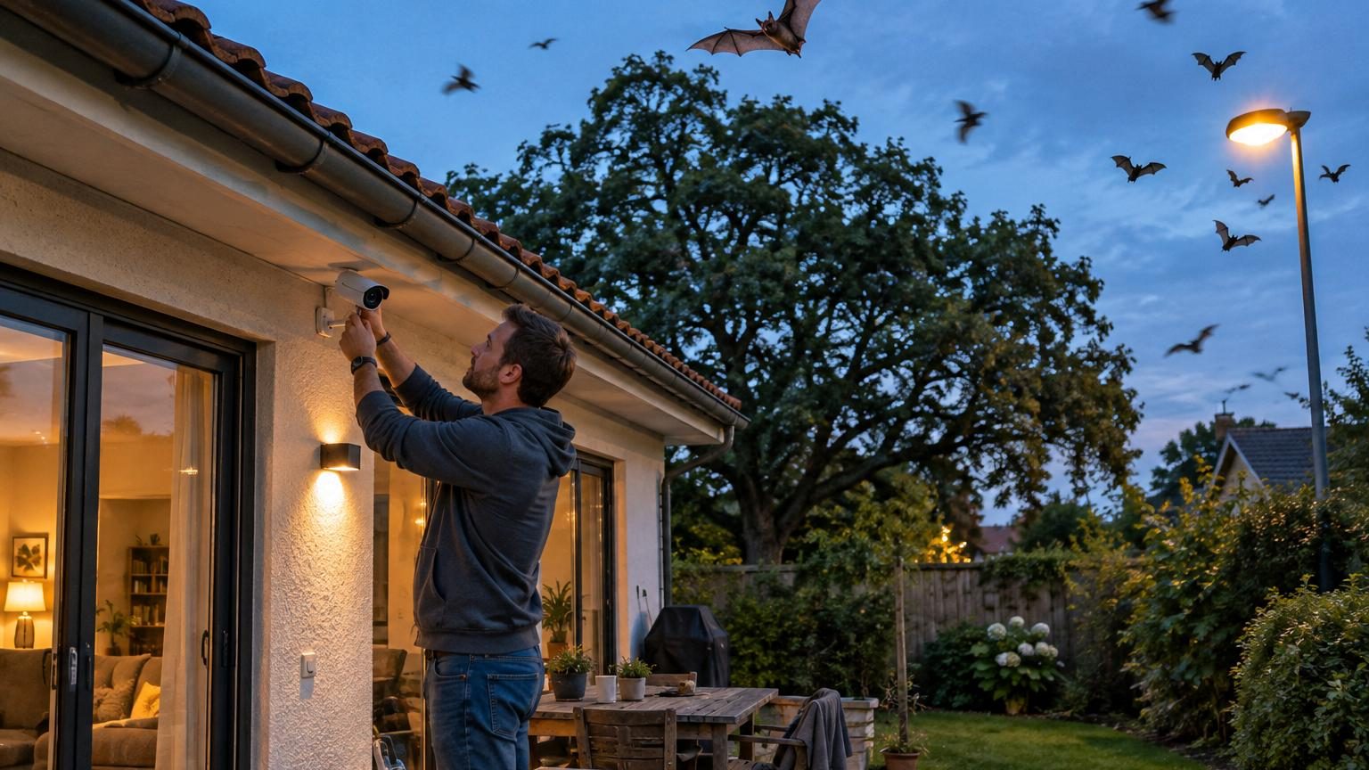 Chaque soir, des chauves-souris tournent autour de sa maison : il installe une caméra pour comprendre pourquoi elles reviennent toujours
