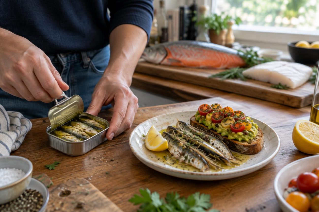 Chefs et nutritionnistes sont unanimes : même le poisson le plus cher ne remplace pas les bienfaits des sardines en conserve