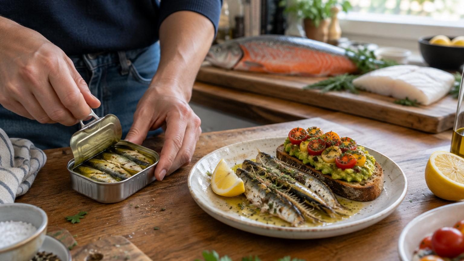 Chefs et nutritionnistes sont unanimes : même le poisson le plus cher ne remplace pas les bienfaits des sardines en conserve