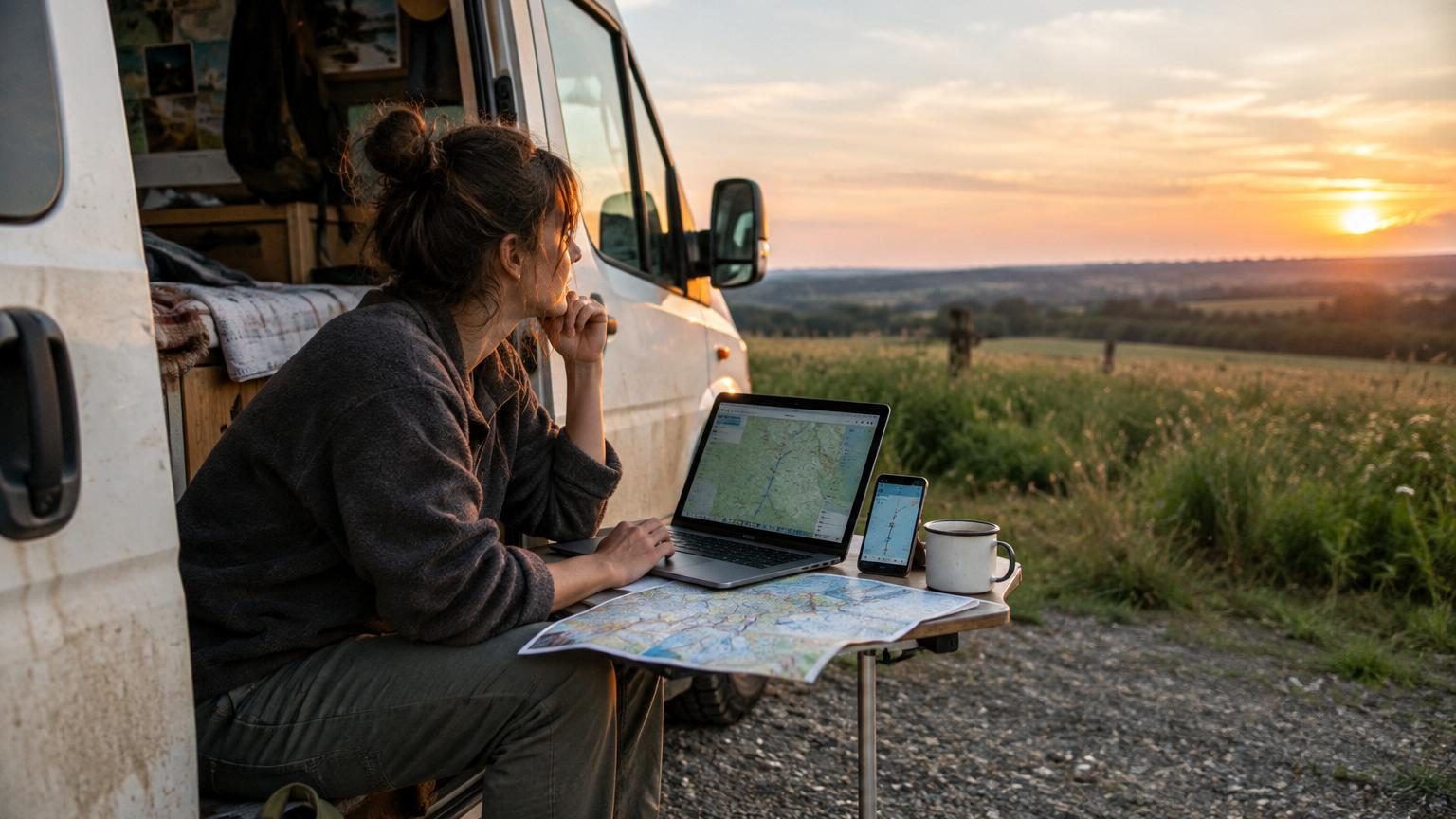 Claire part avec son camping-car sans savoir où elle dormira le soir : après plusieurs semaines, elle découvre une règle qu’elle aurait aimé connaître avant de partir