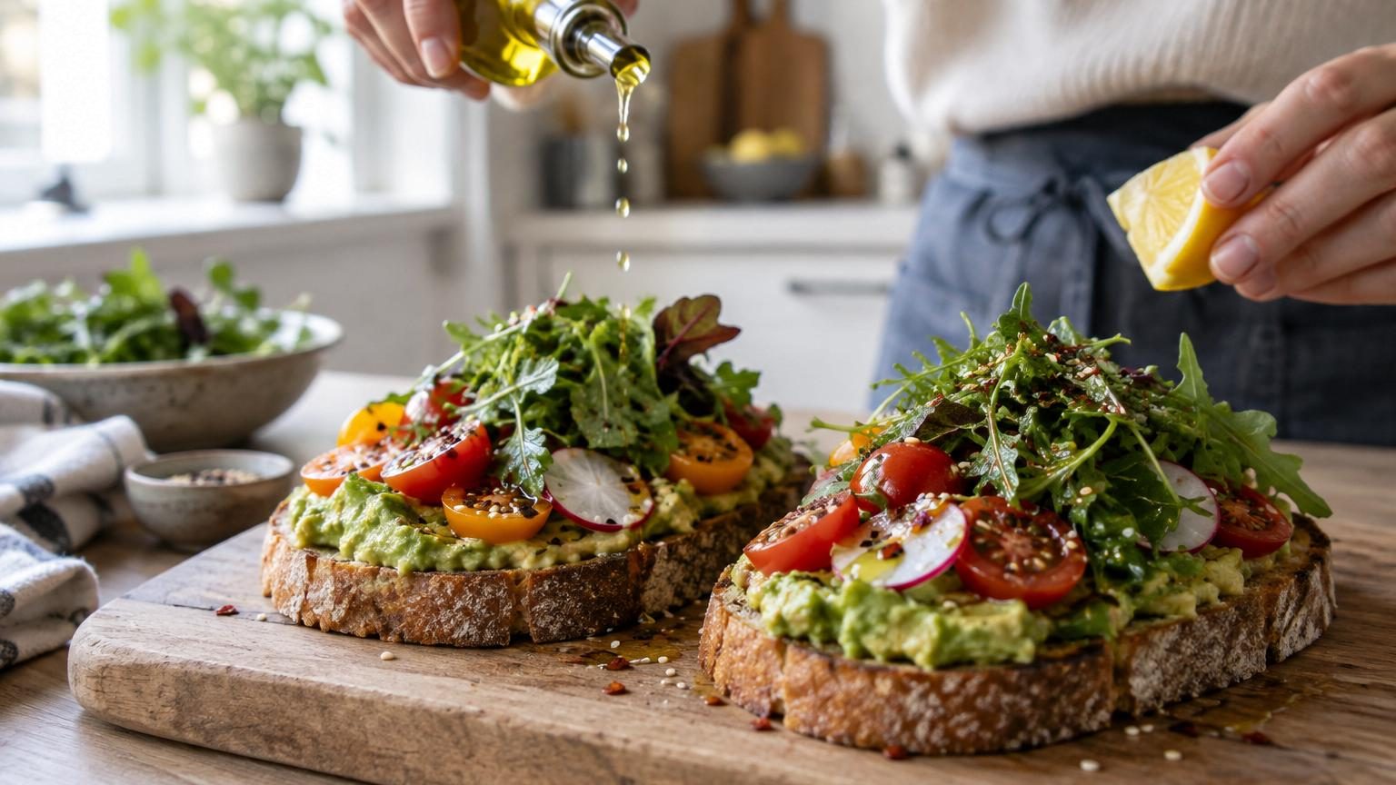Cyril Lignac est formel : son avocado toast est meilleur avec ces trois légumes et un assaisonnement qui change tout