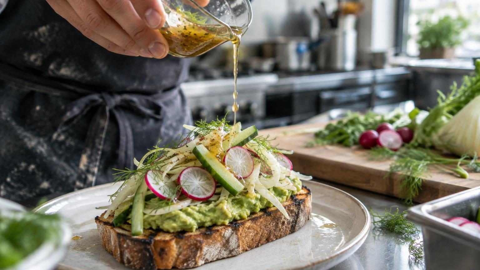 Cyril Lignac revisite l'avocado toast : trois légumes et un assaisonnement inattendu qui, selon lui, changent tout