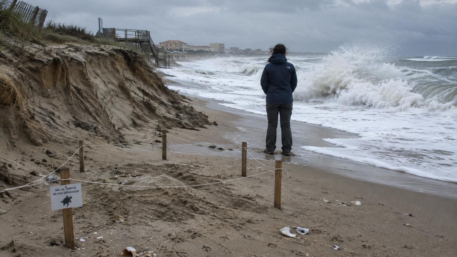 Dans le Languedoc, la mer grignote progressivement le littoral : ce qui menace les tortues et les oiseaux n’est pas une simple tempête