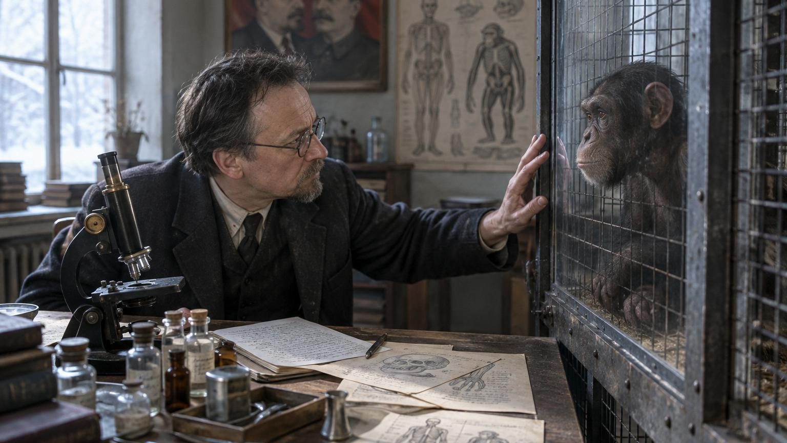 Dans les années 1920, un savant soviétique obtient des fonds d'État pour croiser l'homme et le singe : ce qui l'a arrêté n'était ni la science ni l'éthique