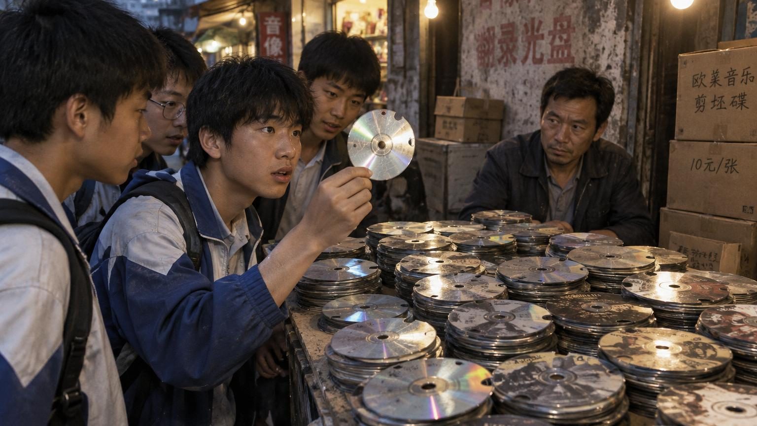 Dans les années 90, les États-Unis ont vendu des millions de CD abîmés à la Chine : ces disques entaillés ont fait naître toute une scène musicale clandestine