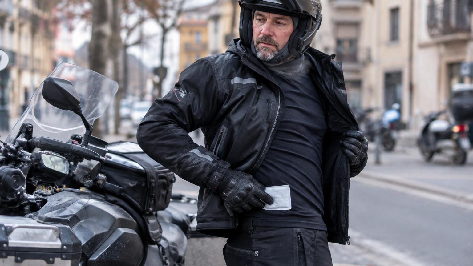 De plus en plus de motards glissent ce petit accessoire sous leur blouson : il coûte moins de 10 euros et tient des heures