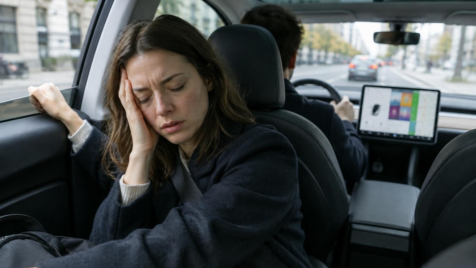 De plus en plus de passagers ont la nausée en voiture électrique : ce n'est ni la vitesse ni le silence qui explique tout